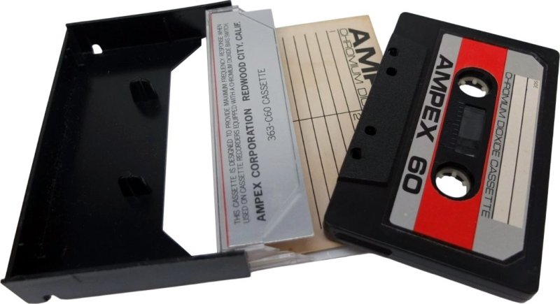 Compact Cassette Ampex 363 60 Type II Chrome 1972 USA