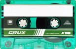 Compact Cassette CRUX X 90 "green-transparent" Type I Normal 2021 Worldwide