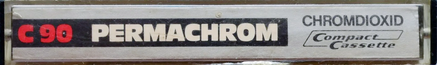 Compact Cassette Permachrom 90 Type II Chrome 1977 Europe