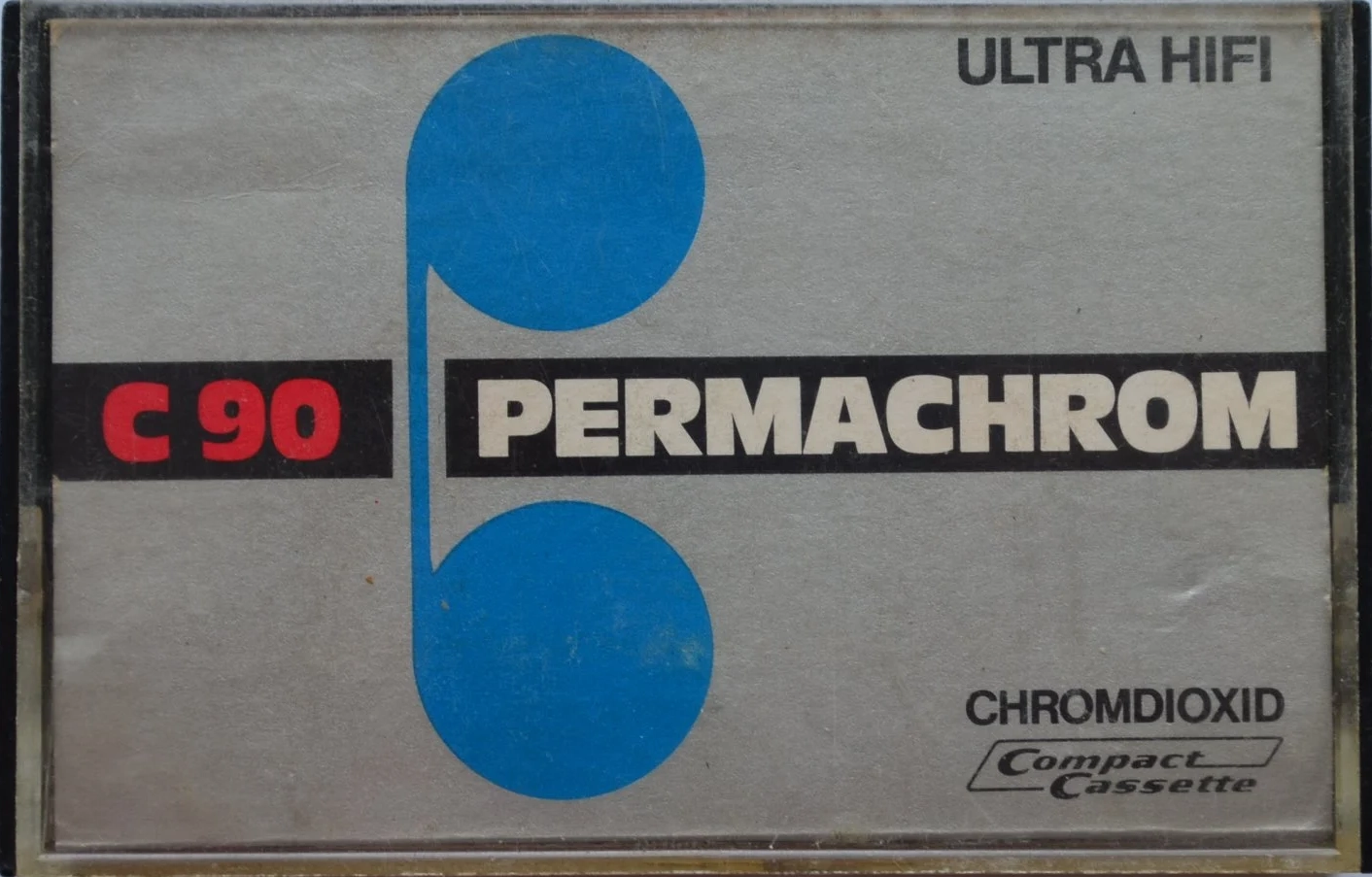 Compact Cassette Permachrom 90 Type II Chrome 1977 Europe