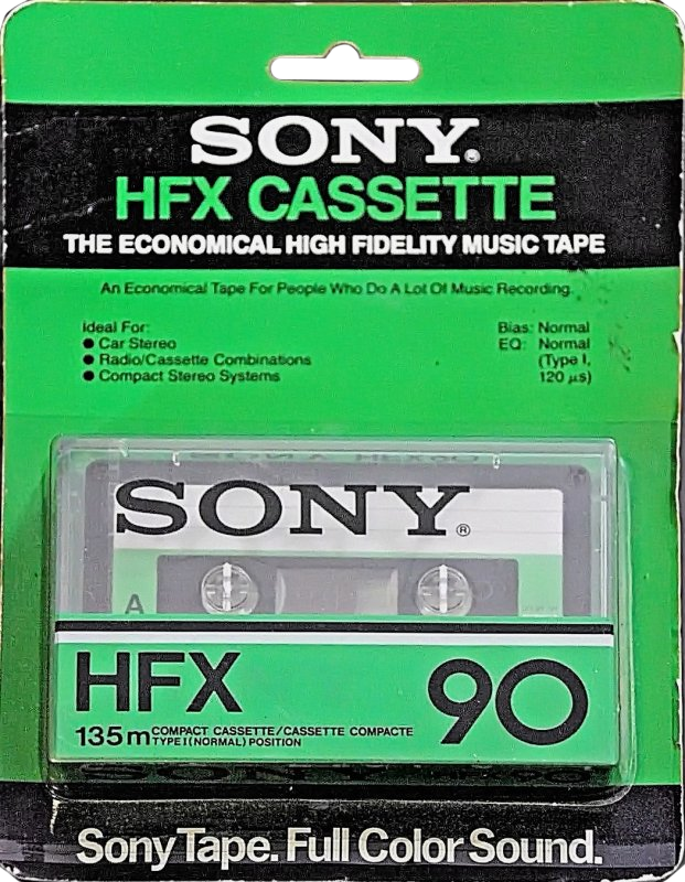 Blister Sony HFX 90 Type I Normal 1978 North America