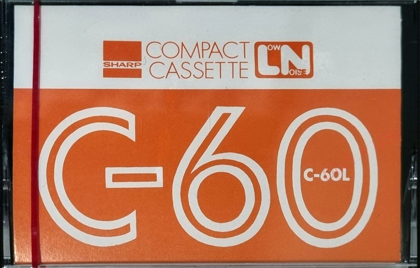 Compact Cassette Sharp LN 90 "C-60L" Type I Normal 1974 Worldwide