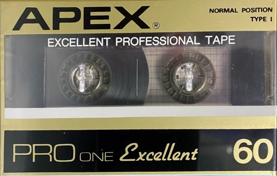 Compact Cassette Apex PRO One 60 "Exellent" Type I Normal Unknown Country