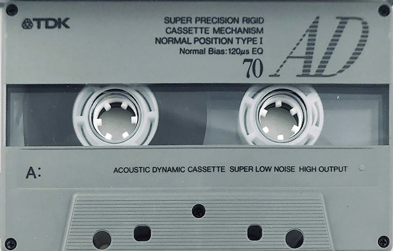 Compact Cassette TDK AD 70 "AD-70M" Type I Normal 1990 Japan