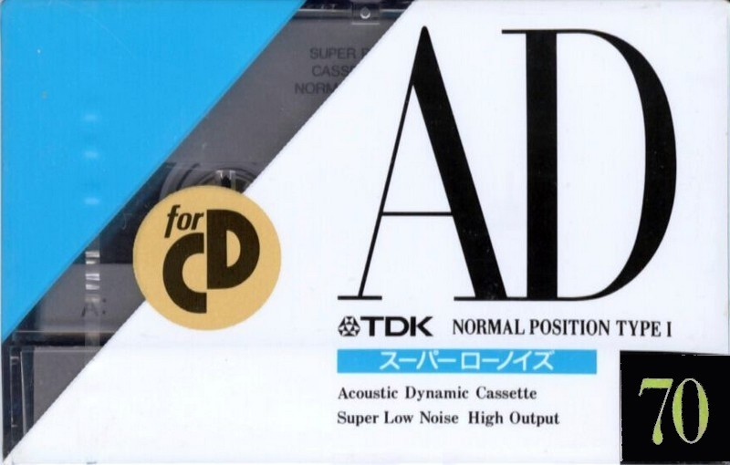 Compact Cassette: TDK  - AD 70