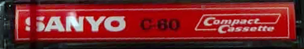 Compact Cassette Sanyo 60 Type I Normal 1972 Europe