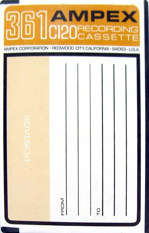 Compact Cassette Ampex 361 120 Type I Normal 1969 USA