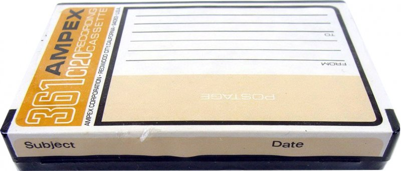 Compact Cassette Ampex 361 120 Type I Normal 1969 USA
