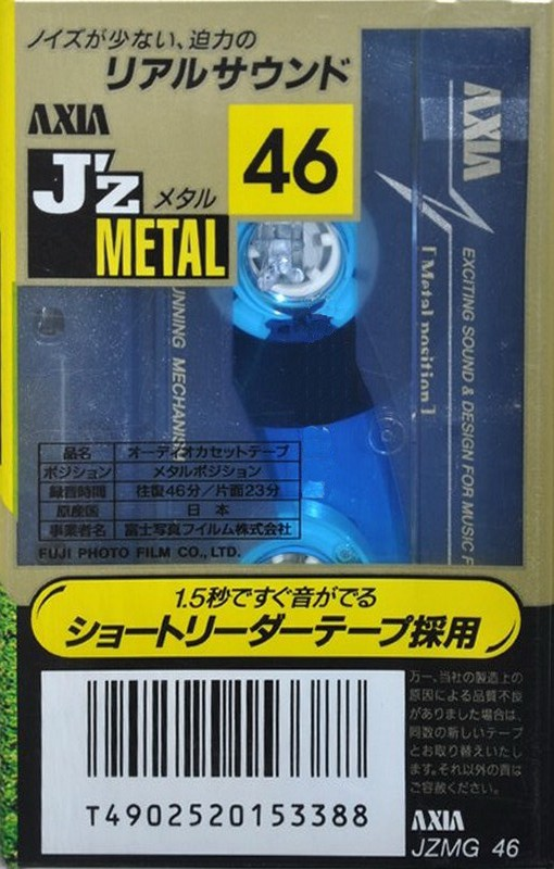 Compact Cassette: FUJI AXIA - J`z Metal 46