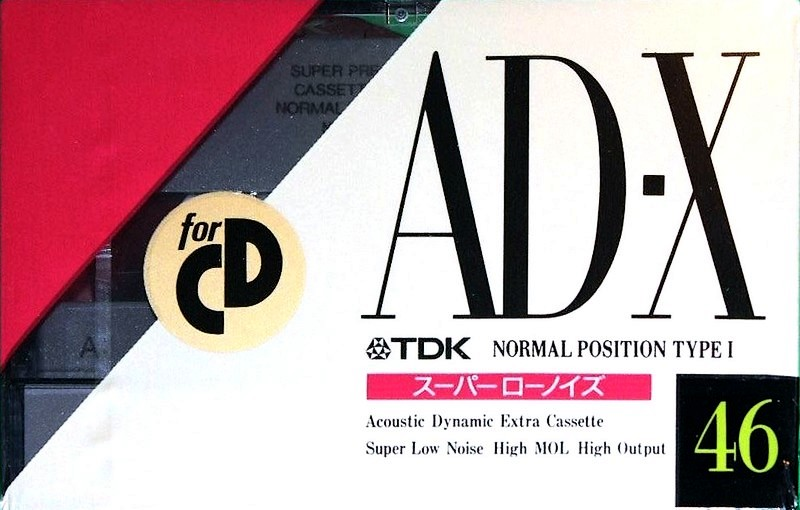 Compact Cassette: TDK  - AD-X 46