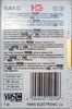 VHS-C (VHS Compact) RAKS 30 "HG" Type I Normal Europe