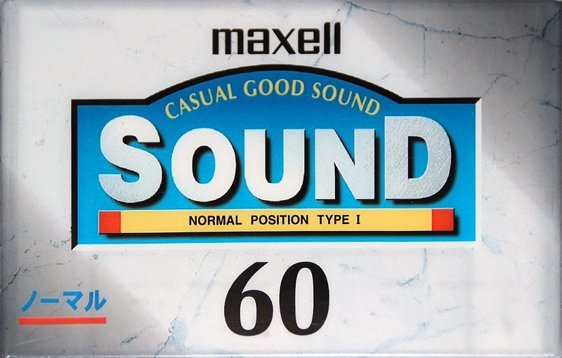 Compact Cassette Maxell Sound 60 "SD-60D" Type I Normal 1997 Japan