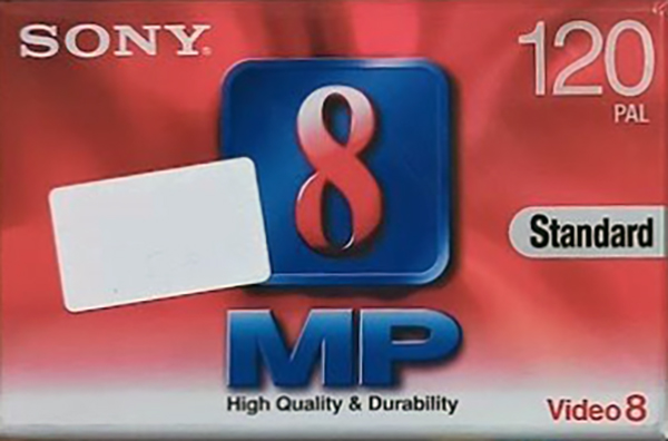 Video8, Hi8, Digital8 Sony MP 120 "P5-120MP3" Type I Normal 1993 Worldwide