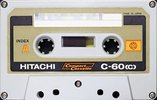 Compact Cassette Hitachi 60 "C60c" Type I Normal 1971 Japan