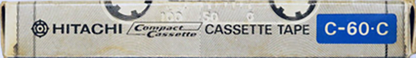 Compact Cassette Hitachi 60 "C60c" Type I Normal 1971 Japan