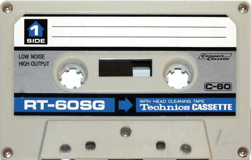 Compact Cassette Technics SG 60 "RT-60SG" Type I Normal 1974 Japan