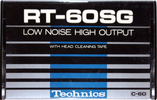 Compact Cassette Technics SG 60 "RT-60SG" Type I Normal 1974 Japan