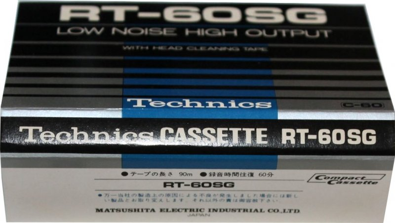 Compact Cassette Technics SG 60 "RT-60SG" Type I Normal 1974 Japan