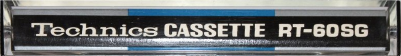 Compact Cassette Technics SG 60 "RT-60SG" Type I Normal 1974 Japan