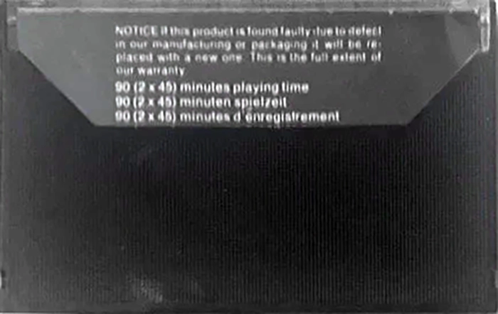 Compact Cassette Strobe 90 Type I Normal Europe