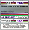 Compact Cassette John Menzies 60 "CR AIM" Type II Chrome UK