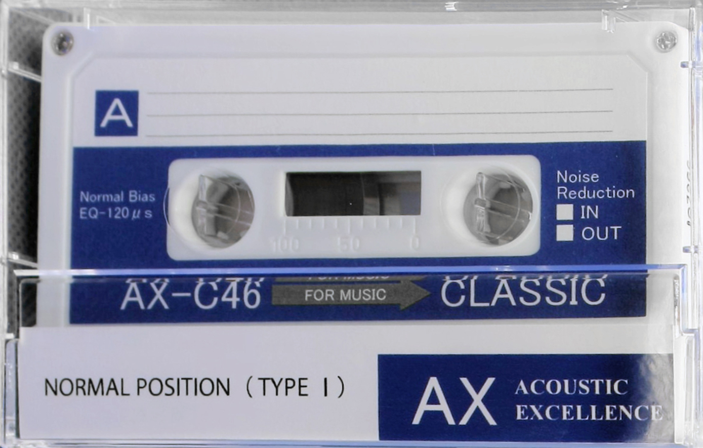 Compact Cassette Classic AX / Blue 46 Type I Normal 2020 Worldwide
