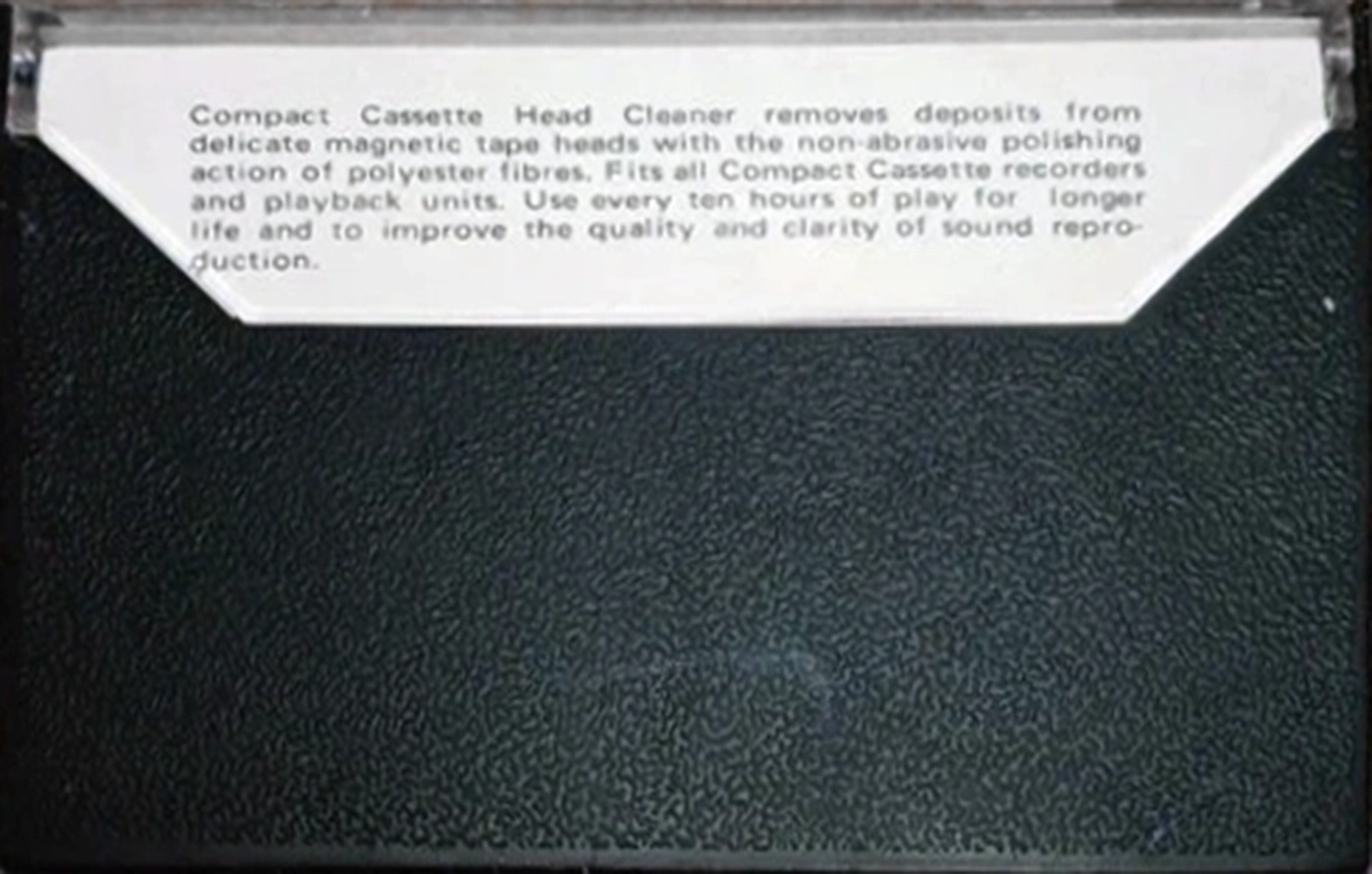 Compact Cassette Roticet Cleaning Cassette 1975 Germany