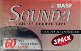 3 pack BASF Sound 60 "Level I" Type I Normal 1997 USA