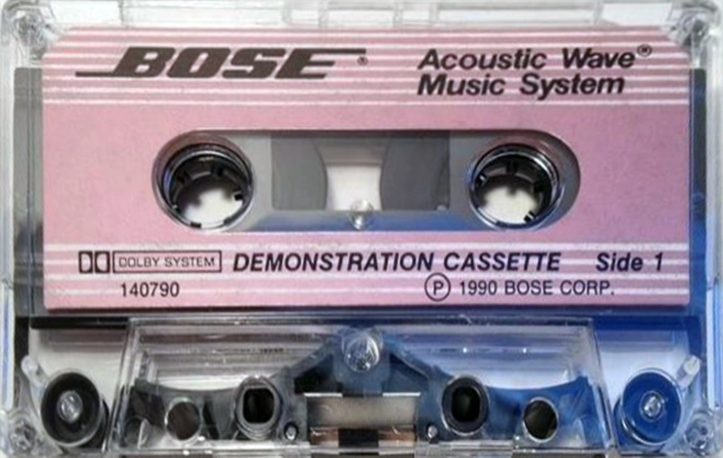 Compact Cassette Bose "Acoustic Wave Music System" Demonstration Tape 1990 USA