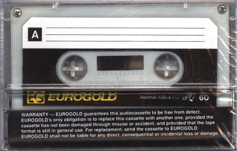 Compact Cassette Eurogold 60 Type I Normal USA