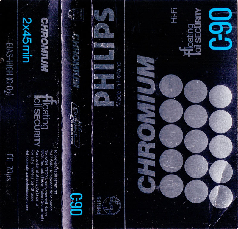 Compact Cassette: Philips  - Chromium 90