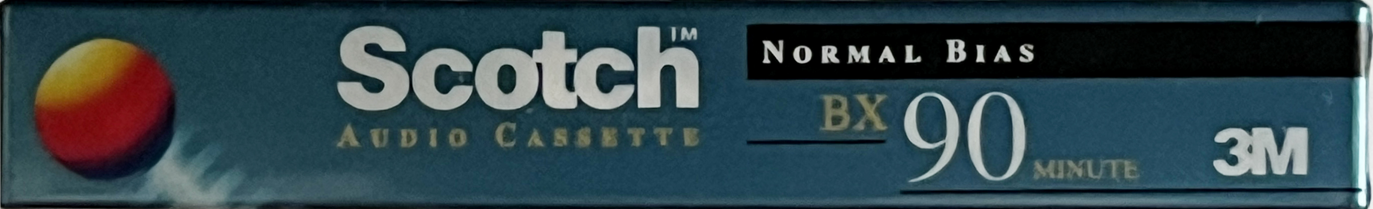 Compact Cassette Scotch BX 90 Type I Normal 1993 Worldwide