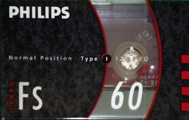 Compact Cassette Philips FS 60 Type I Normal 1990 Europe