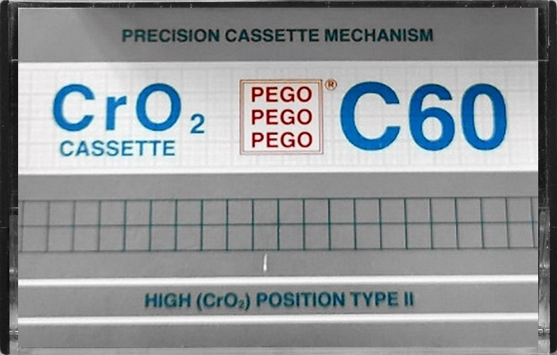 Compact Cassette: Unknown PEGO Magnetic -  60