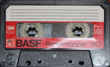 Compact Cassette BASF Performance I 60 Type I Normal 1980 USA