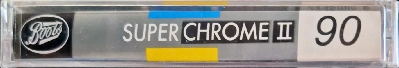 Compact Cassette Boots / Boots Audio Super Chrome 90 Type II Chrome 1987 UK