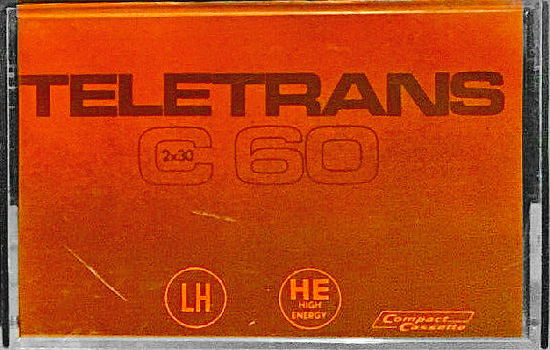 Compact Cassette Teletrans 60 Type I Normal Hong Kong