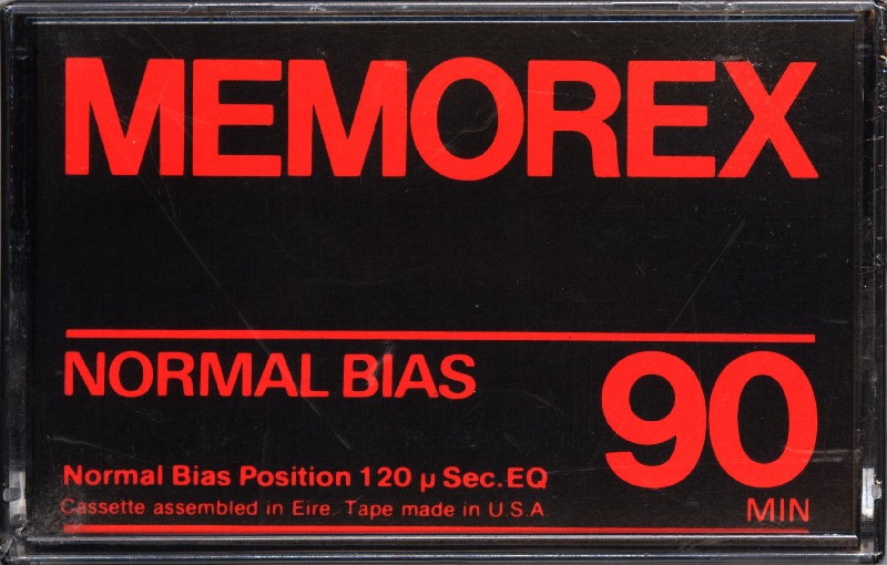Compact Cassette Memorex 90 Type I Normal 1979 UK