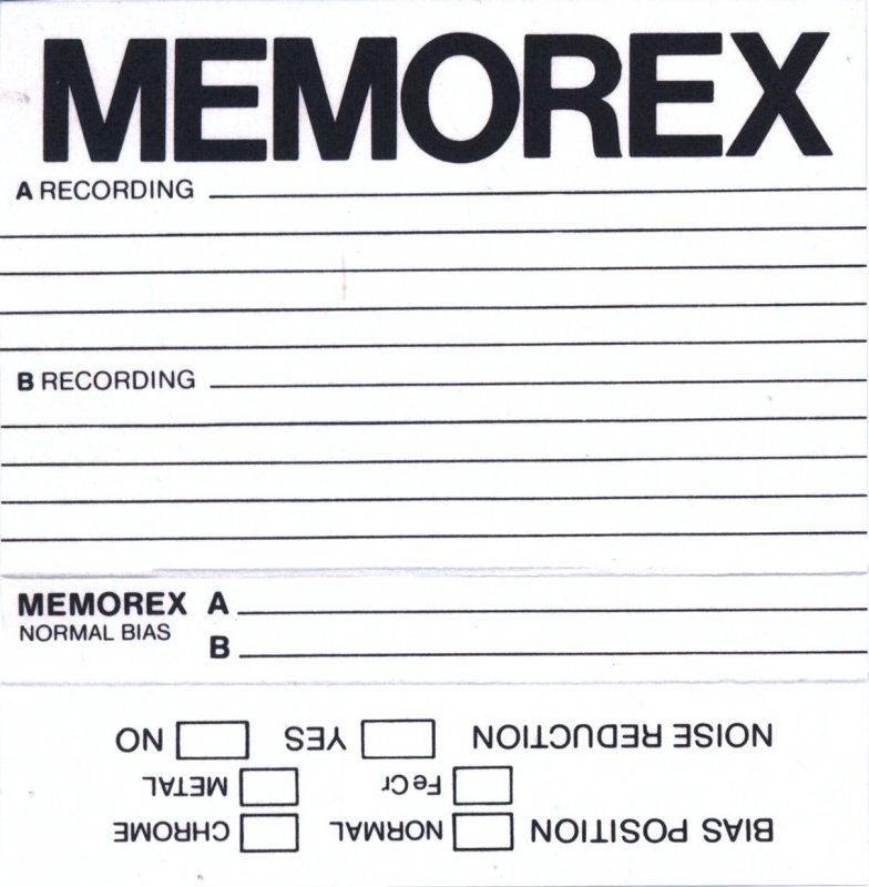 Compact Cassette Memorex 90 Type I Normal 1979 UK