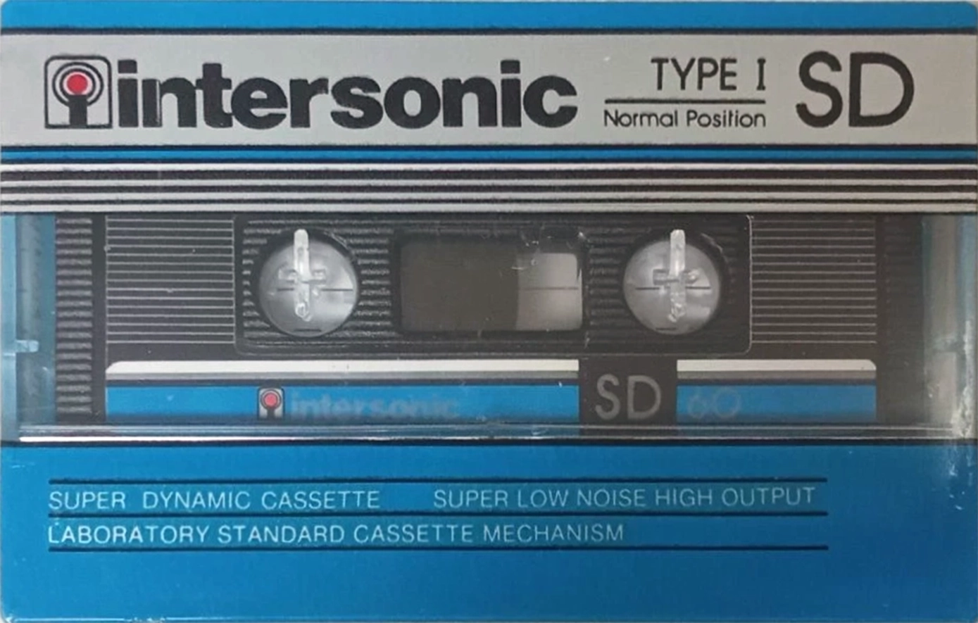 Compact Cassette Intersonic SD 60 Type I Normal Greece