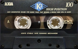Compact Cassette AXIA K2 100 "K2C 100" Type II Chrome 1997 Japan