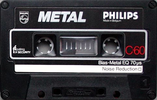 Compact Cassette Philips Metal 60 Type IV Metal 1978 Europe