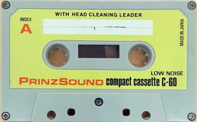 Compact Cassette Prinzsound 60 Type I Normal 1978 Japan