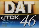 Digital Audio Tape TDK 46 "DA-R46S" Type IV Metal 1997 Japan