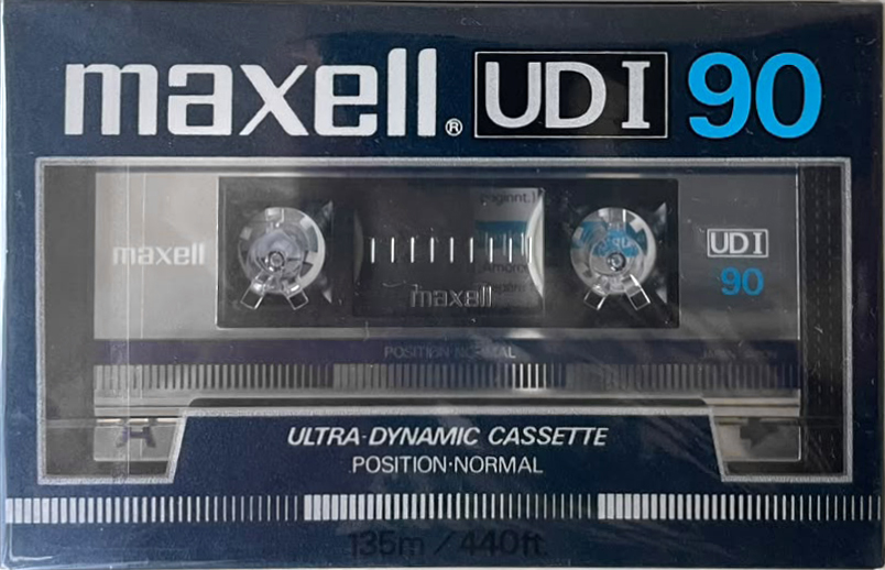 Compact Cassette Maxell UDI / UD1 90 Type I Normal 1984 Europe