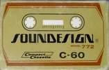 Compact Cassette Soundesign 772 60 Type I Normal Japan