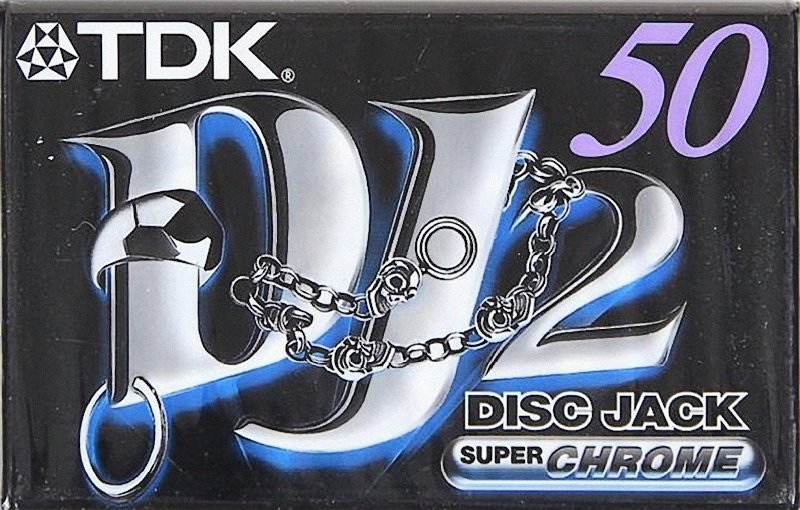 Compact Cassette TDK DJ2 Disc Jack 50 "DJ2-50EA" Type II Chrome 1997 Europe