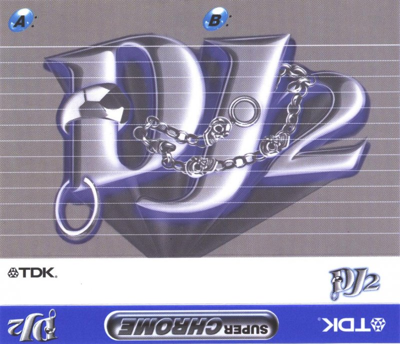 Compact Cassette TDK DJ2 Disc Jack 50 "DJ2-50EA" Type II Chrome 1997 Europe