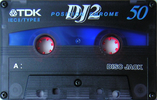 Compact Cassette TDK DJ2 Disc Jack 50 "DJ2-50EA" Type II Chrome 1997 Europe