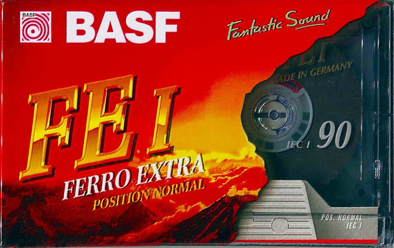 Compact Cassette BASF FE I Ferro Extra 90 Type I Normal 1995 Europe